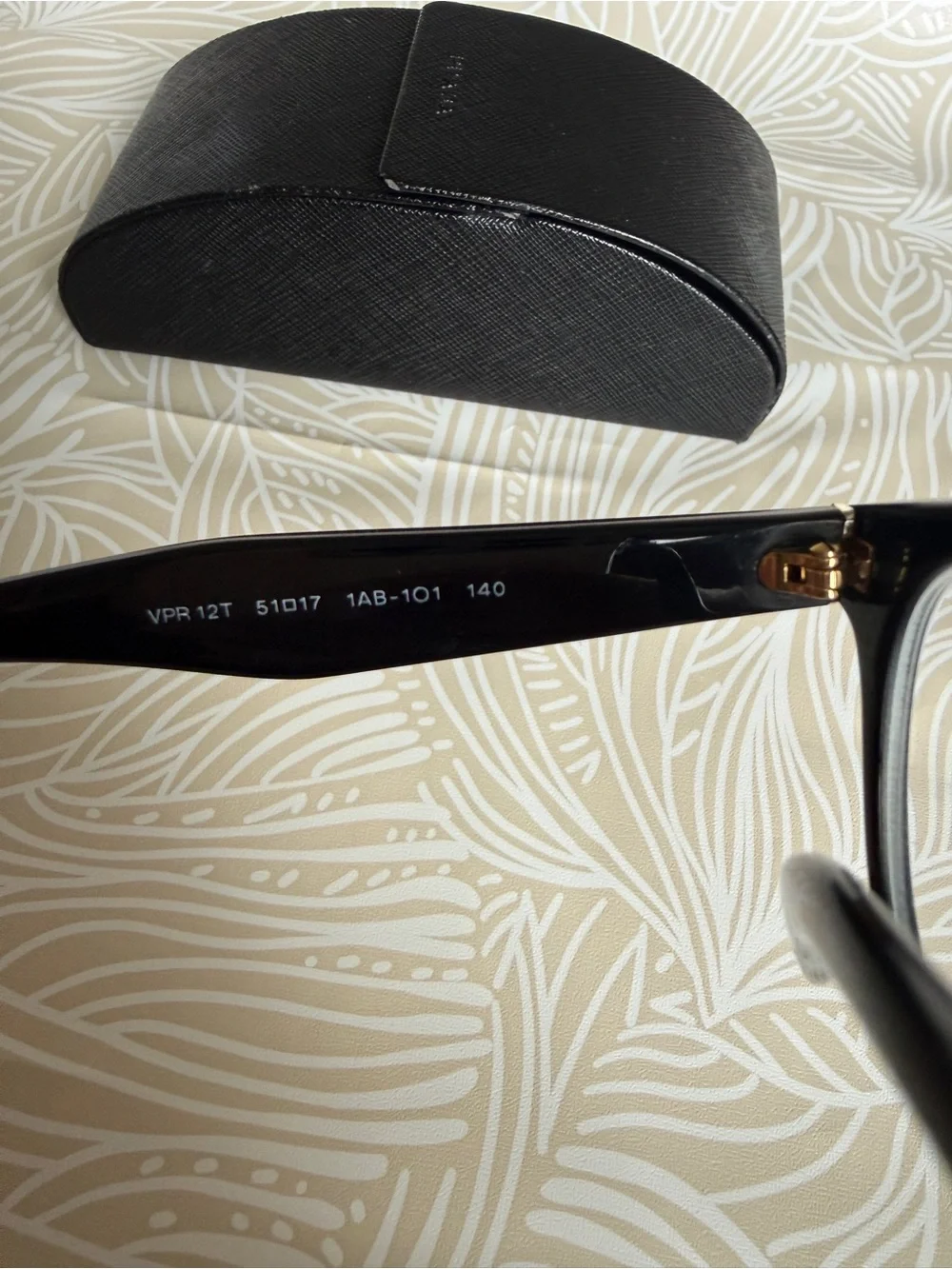 Prada Black Cat Eye Eyeglass Frames w/ Case